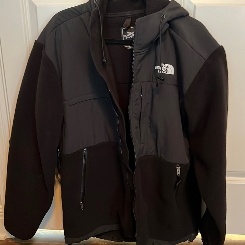 The North Face black fleece jacket
